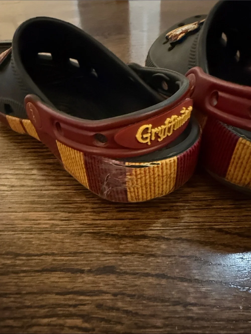 CROCS Black and Red Gryffindor Kids Clog Sandals